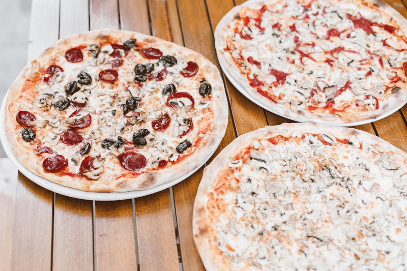 Via 313 pepperoni and mushroom classic pizza