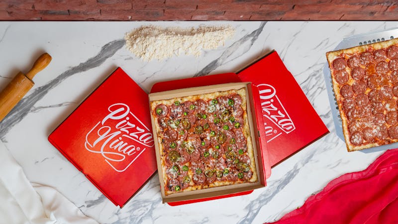 Via 313 BBQ chicken Detroit-style pizza